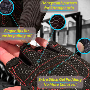 2024 High Quality Custom Logo Training <b>Gloves</b> for Men and Youth Sports Enthusiast Leather <b>Weight</b> Lifting Work Wear - Product Image 4