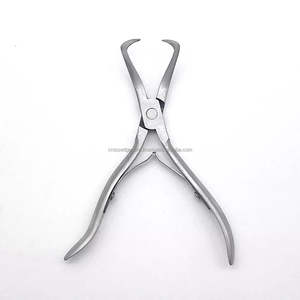 Outils d'extension de cheveux en gros Pince d'enlèvement de perles Pince d'extension de cheveux pour outils d'ouverture et de fermeture de perles-couleur argent - Product Image 1