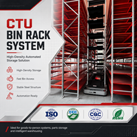 Sistema de Almacenamiento Automatizado de Contenedores de Alta Densidad CTU, Sistema de Recolección Inteligente para Almacenes, Proveedor OEM Personalizado de Fábrica