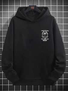 Pull à capuche vintage 100% coton pour homme, sweat-shirt en polaire confortable imprimé numériquement avec logo personnalisé, saison d'hiver, col à capuche - Product Image 2