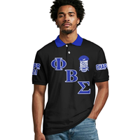 Phi Beta Sigma 1914 – Écharpe tricotée personnalisée écologique en polyester/coton 220 GSM, broderie chenille Divine Nine pour la Fraternité Grecque