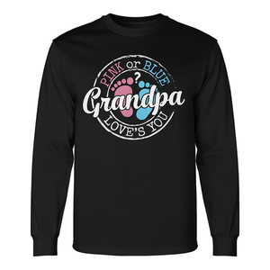 เสื้อยืดโปรโมชั่นแขนยาวสำหรับงานเปิดเผยเพศลูกน้อย คุณปู่ คุณย่า หรือคุณพ่อคุณแม่ในอนาคต - Product Image 3