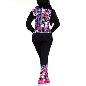 Survêtements d'hiver 100% coton pour femmes taille XXL ensembles de grandes tailles Offre Spéciale Logo personnalisé imprimé pantalons de survêtement respirants femmes survêtement - Product Image 4