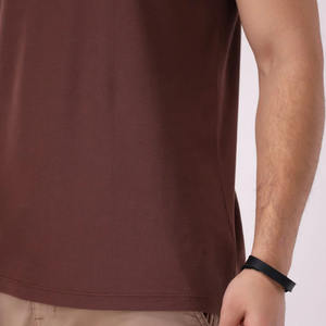 Camiseta de verano para hombre de alta calidad Premium Casual cuello redondo manga corta poliéster 100% Formal de punto de alta calidad cómodo - Product Image 2