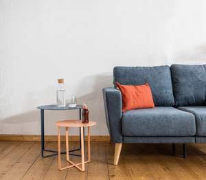 Mesa de metal de hierro hecha a mano de primera calidad, ideal para decoración de muebles de oficina y restaurante en casa contemporánea - Product Image 6