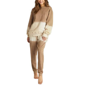 เสื้อสเวตเชิ้ตแขนยาวผู้หญิงสองสี  โลโก้ด้านหน้า คอกลม ผ้าอื่นๆ สำหรับฤดูหนาว - Product Image 4