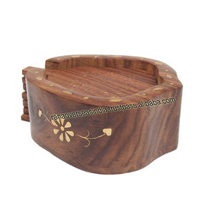 Unique Style Classic Design Best Quality Hot Sale Wooden Tea Coffee and <b>Mug</b> Coaster With <b>Holder</b> at Best Price - Product Image 1