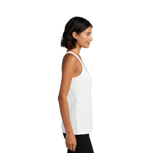 Camiseta sin Mangas Blanca Lisa para Mujer, Camisola Básica, Suave y Elástica, Estilo Minimalista, Fabricación OEM - Product Image 4
