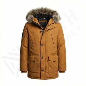 Veste parka tendance pour homme, 300 g/m², matelassée, entièrement chaude, service OEM, veste d'hiver thermique personnalisée, vêtements d'extérieur résistants - Product Image 1