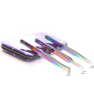 Professional High Quality Custom Brand <b>Name</b> <b>Light</b> Weight Eyelash Extension Tweezers Easy to Use for Beauty Enthusiasts - Product Image 2