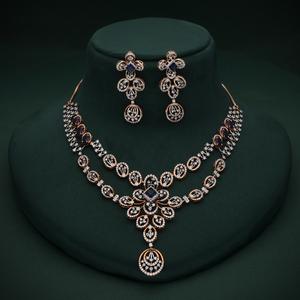 Collier statement en or 14 carats plaqué diamant de culture en gros pour femmes, bijoux de fête, CVD, fin, personnalisé - Product Image 1