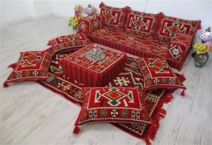 Juego Completo de Sofás Árabes para Sala de Estar, 11 Piezas, 28 Danzas con Esponja, Grosor del Cojín 20 cm - Product Image 2