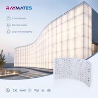 Nouveau panneau LED flexible professionnel innovant blanc 2500K 480*240mm pour affichage publicitaire, rétroéclairage de verre pour maison intelligente