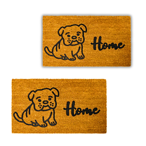 Tapis de bienvenue en coco imprimé sur mesure fabriqué au Vietnam avec support en PVC antidérapant et résistant aux intempéries - Product Image 1