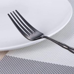 ชุดช้อนส้อมโลหะสีดำจากอินเดียชุดช้อนส้อมมีดมีดสำหรับงานแต่งงาน - Product Image 6