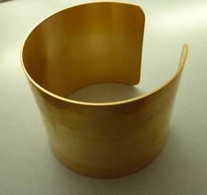 Handcrafted Floral Designer Wide Cuff <b>Bracelet</b>, Pure 100% Brass <b>Bracelet</b>, Brass <b>Adjustable</b> Bangle, Gift for Mom, Brass Bangle - Product Image 4