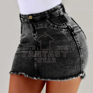 FANTASY WEAR OEM 2026 Premium & Top Quality Women High Waist Distressed Denim Shorts Casual Summer Hot Pants CE ISO Certified - Product Image 6