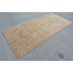 Alfombra turca Vintage verde Beige clásica, 4,6x9,8 pies, área grande, diseño de retazos, Material de lana, respaldo de látex para pasillo y dormitorio - Product Image 3