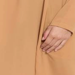 Wholesale Custom Modest Straight Formal Ladies <b>Tunic</b> <b>Dress</b> Muslim Casual Spring Summer Fashion Abaya Chiffon Natural Waist Solid - Product Image 6