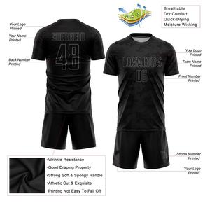 Conjunto de Uniforme de Fútbol Premium Hecho en Pakistán, Nuevo Estilo de Camiseta de Entrenamiento con Logotipo Personalizado, Cuello Redondo, Cómodo y de Secado Rápido - Product Image 2