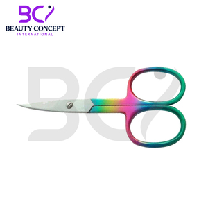 กรรไกรตัดเล็บแบบโค้งสำหรับตกแต่งคิ้ว ลดราคาพิเศษ ใบมีดสแตนเลสคมกริบ ตัดหนังกำพร้าได้ - Product Image 3