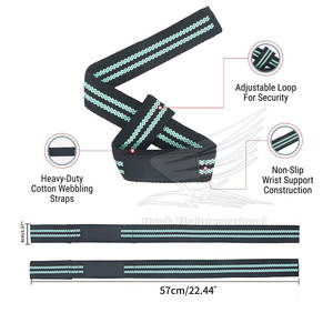 Sangles de musculation de haute qualité, protection professionnelle, légères, respirantes, en néoprène, robustes, pour l'entraînement en salle de sport - Product Image 2