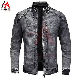 Veste en jean unisexe personnalisée de haute qualité, style vintage, vente en gros, lavée, OEM, écologique, imperméable, 300g - Product Image 4
