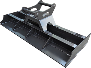QS60 Excavator Grading Beam Wide Area <b>Ground</b> <b>Leveling</b> <b>Tool</b> Built with High Strength Wear Steel - Product Image 3