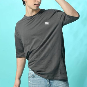Street Wear T-shirt élégant à épaules tombantes pour hommes T-shirt de style pakistanais à épaules tombantes - Product Image 6