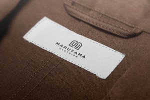 Étiquettes de vêtements personnalisées durables AL HIJRAH ABAYAS, pliées en bout, en tissu pour vêtements - Product Image 3