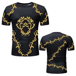 Camiseta Casual de Halloween para Hombre, Cuello Redondo, Manga Corta, 100% Poliéster, de Secado Rápido, Transpirable y Antiarrugas - Product Image 4