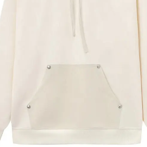 เสื้อฮู้ดแขนยาวสำหรับผู้ชายผ้าคอตตอนผสมสี380gsm ปรับแต่งโลโก้ได้ตามต้องการ - Product Image 6