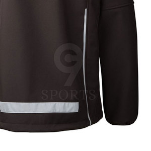 แจ็กเก็ตซอฟต์เชลล์แฟชั่นใหม่สำหรับผู้ชายแจ็กเก็ตกันหนาวขนาดใหญ่สำหรับผู้ชาย - Product Image 4