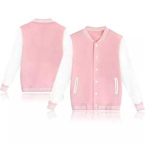Chaqueta de béisbol universitaria deportiva básica para hombre con patrón de dibujos animados cuello alto manga larga polar de invierno para entusiastas de los deportes - Product Image 4