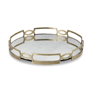 Bandeja para servir de vidrio rectangular de tendencia en aluminio con acabado elegante, perfecta para utensilios de cocina, vajilla, plato - Product Image 6