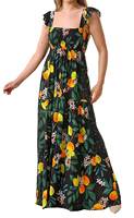 Robe longue décontractée pour femme, style hip-hop, coupe trapèze, imprimé animal personnalisé, 100 % coton tricoté, longueur ras du sol, écologique, respirante, col en V