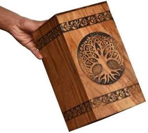 Tree Of Life Resin Urn Ashes Keepsake Resin Cremations <b>for</b> Ashes Wooden <b>Box</b> <b>for</b> Human Ashes <b>Pet</b> <b>Memorial</b> Urn - Product Image 2