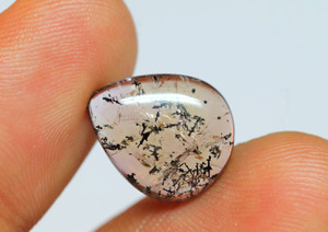 ไม่ซ้ำกันเจ็ดพลอยลูกแพร์รูปร่างหลวม lepidocrocite rutile อัญมณีแบนกลับซุปเปอร์เจ็ด Cabochon ของขวัญสำหรับเธอ - Product Image 4