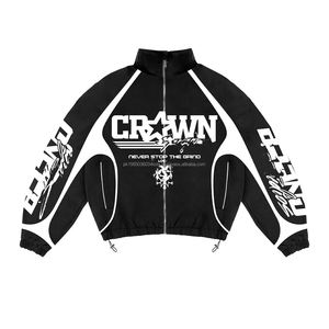 Conjunto Deportivo Personalizado de Nylon para Hombre, Estilo Urbano, de Alta Calidad, 2 Piezas, Ligero, Holgado, Cortavientos - Product Image 3