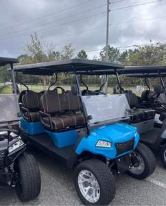 Voiturette de golf surélevée 4+2 places pour l'extérieur, véhicule utilitaire électrique 6 passagers de haute qualité, prix d'usine, vente chaude, meilleure qualité - Product Image 1