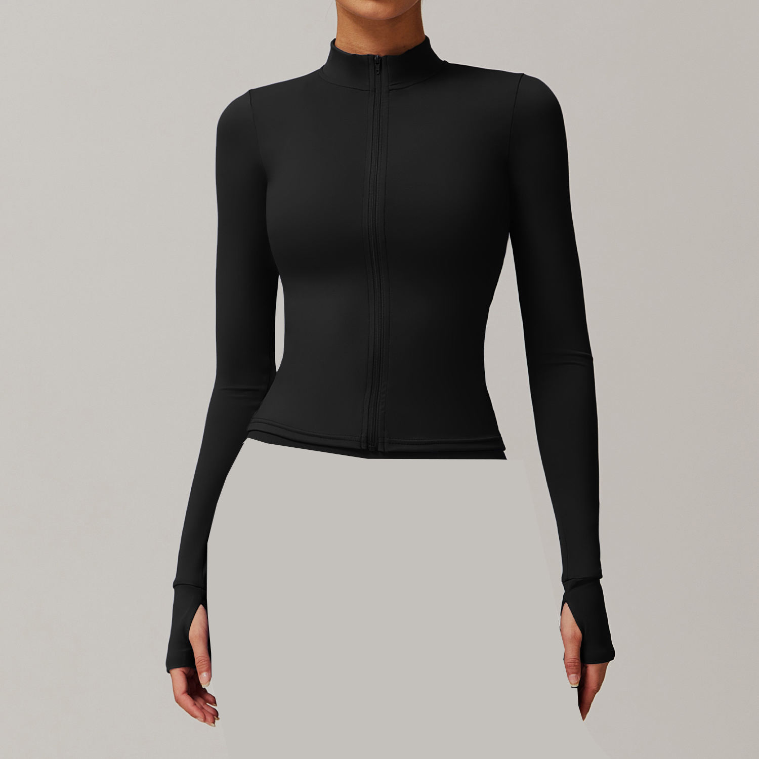 เสื้อแจ็คเก็ตสีดำ