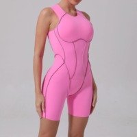 Mono de verano 2023 para mujer, de cintura alta, estilo hip hop, con cuello cuadrado, tirantes ajustables, ajuste ceñido, transpirable, largo completo