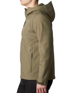 <b>Men's</b> Winter Hooded Softshell <b>Fleece</b> <b>Lined</b> Waterproof <b>Jacket</b> with Full Zip Printing Breathable & Windproof - Product Image 2