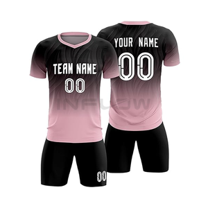 Soceer Wear Vente en gros logo personnalisé 100% polyester Maillot de football pour jeunes Uniforme de football pour hommes Vêtements d'uniforme de football personnalisés - Product Image 4