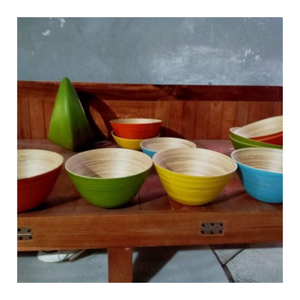 ชามไม้ไผ่งานแฮนด์เมดพรีเมี่ยมเป็นมิตรต่อสิ่งแวดล้อมส่งตรงจากโรงงาน - Product Image 2