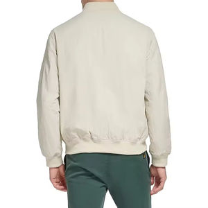 Bomber Jacket Versatile Jacket Casual Design Bomber Jacket For Men Smooth Fabric Modern Look Layered Style Bomber Jacket - Product Image 3