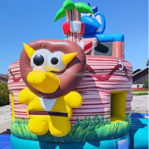 Château <span class=keywords><strong>gonflable</strong></span> pirate avec toboggan, châteaux gonflables <span class=keywords><strong>XXL</strong></span> - Product Image 1