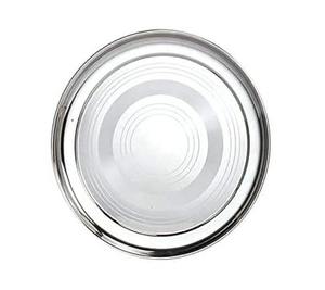 Assiettes alimentaires en métal en acier inoxydable Assiette à dîner ronde Assiette de service pour restaurant de fête à usage quotidien - Product Image 1