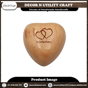 Urne funéraire artisanale en bois de rose, personnalisée et émouvante, pour les cendres de votre animal de compagnie, pour la décoration de la maison et pour vos proches. - Product Image 2