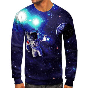 Sweat-shirt à col rond de haute qualité pour hommes vêtements d'hiver bas quantité minimale de commande fabrication OEM impression supérieure à prix économique - Product Image 1